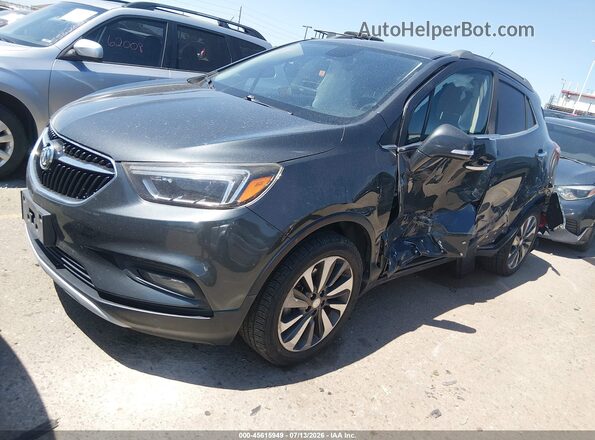 KL4CJGSB6JB538672 2018 BUICK ENCORE Gray Front left