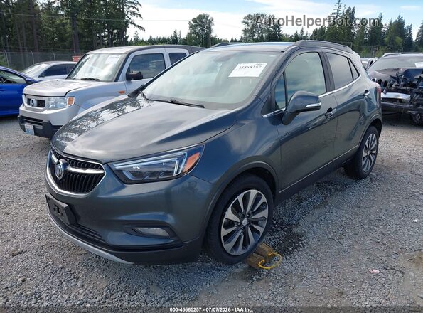 KL4CJGSB6JB581053 2018 BUICK ENCORE Gray Vista tres cuartos delantera izquierda
