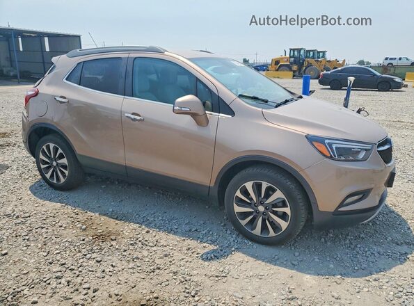 KL4CJGSB7JB579263 2018 BUICK ENCORE Желто-коричневый Передняя правая четверть