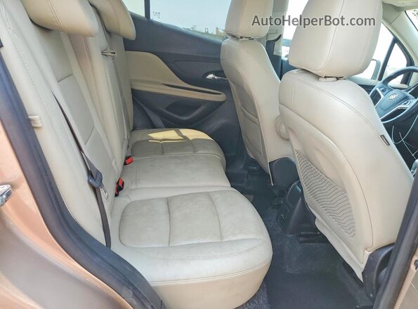 KL4CJGSB7JB579263 2018 BUICK ENCORE Желто-коричневый Вид задней части салона