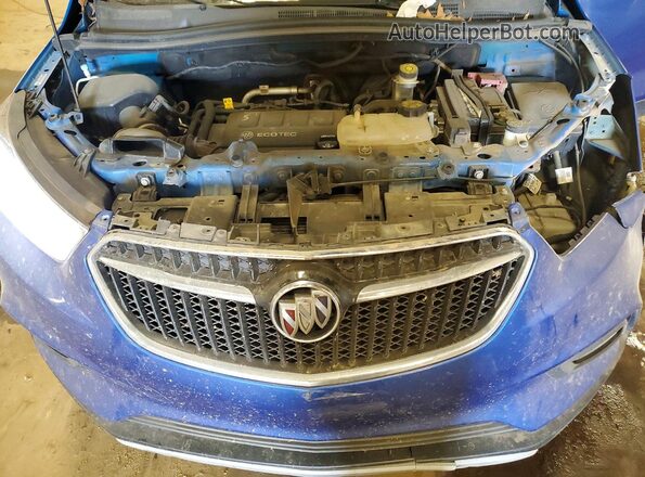 KL4CJGSB8JB642306 2018 BUICK ENCORE Blue Rear interior view
