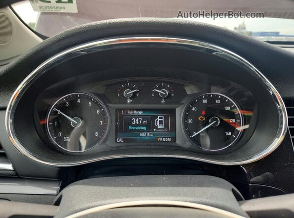 KL4CJGSB9HB183474 2017 BUICK ENCORE Purple Vista del cuadro de instrumentos