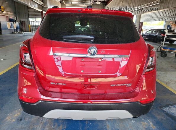 KL4CJGSBXJB583047 2018 BUICK ENCORE Maroon Widok z tyłu