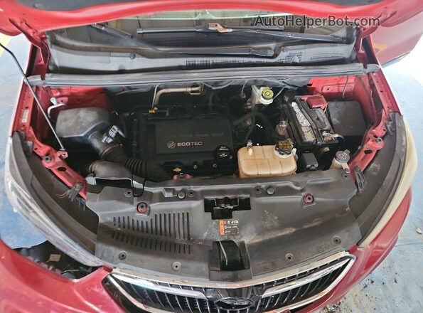 KL4CJGSBXJB583047 2018 BUICK ENCORE Maroon Widok wnętrza z tyłu