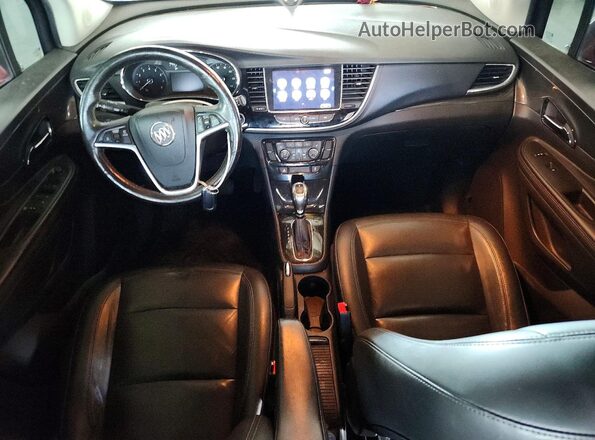 KL4CJGSBXJB583047 2018 BUICK ENCORE Maroon Widok deski rozdzielczej