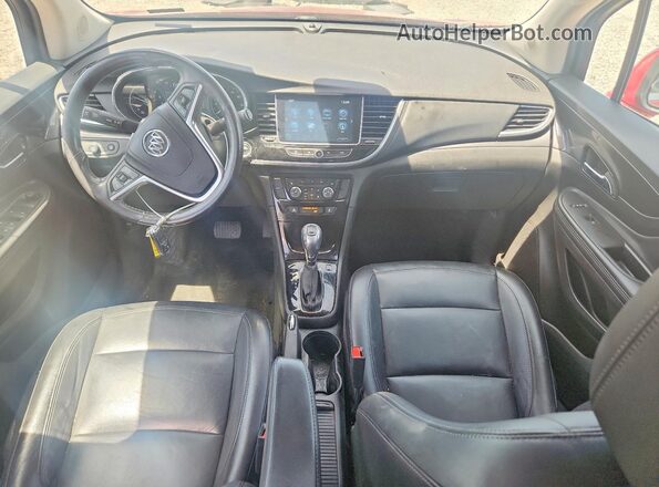 KL4CJGSM3KB797347 2019 BUICK ENCORE Красный Вид панели приборов