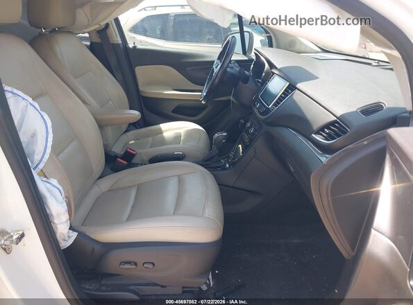 KL4CJGSM5KB758355 2019 BUICK ENCORE White Front interior view