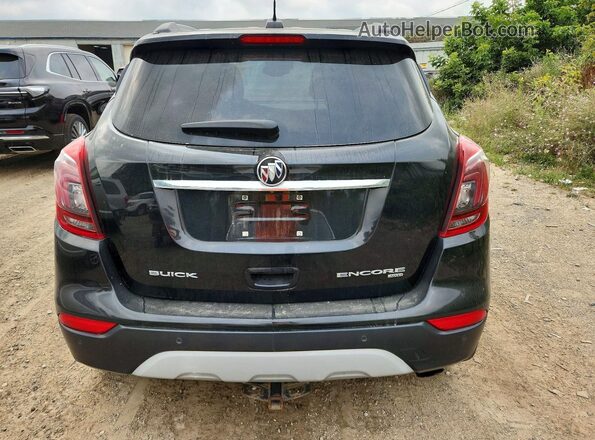 KL4CJHSB1JB654190 2018 BUICK ENCORE Серебряный Вид сзади