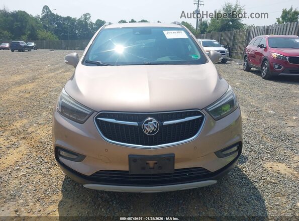 KL4CJHSB5JB581714 2018 BUICK ENCORE Beige ხელსაწყოთა პანელის ხედი