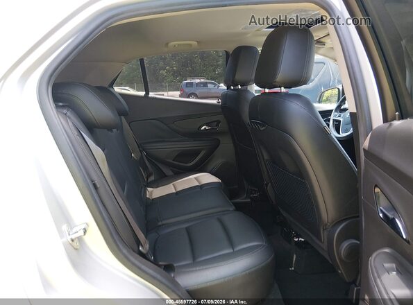KL4CJHSB8HB155669 2017 BUICK ENCORE Silver Vista de la etiqueta del VIN
