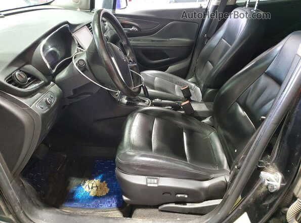 KL4CJHSM9HB115277 2017 BUICK ENCORE Черный Вид салона спереди