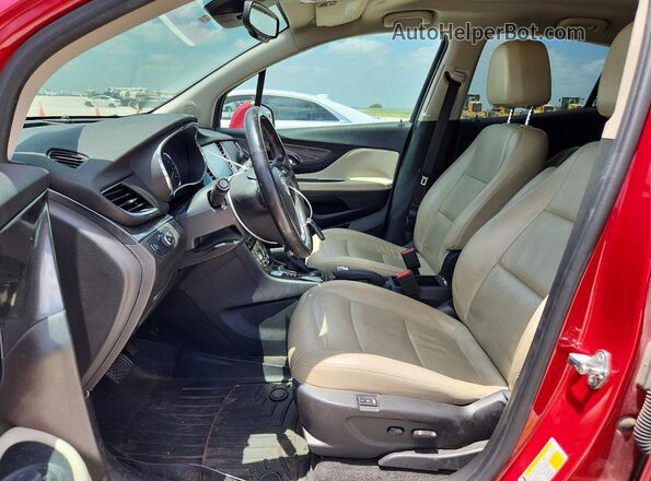 KL4CJHSMXHB212438 2017 BUICK ENCORE Red Front interior view