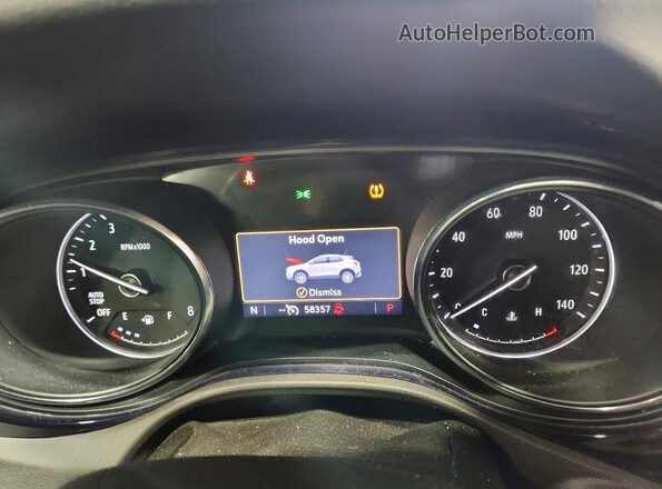 KL4MMBS20NB145643 2022 BUICK ENCORE Black Widok zestawu wskaźników