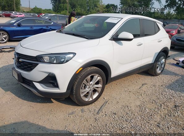 KL4MMBS21LB101731 2020 BUICK ENCORE White Передня ліва чверть