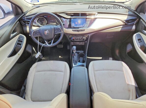 KL4MMBS21MB063435 2021 BUICK ENCORE White წინა პანელის ხედი