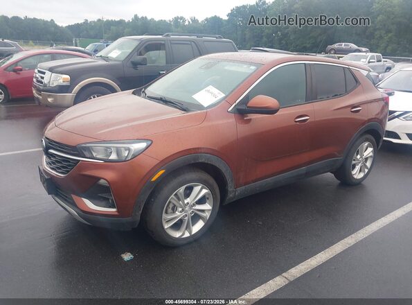 KL4MMBS22LB101463 2020 BUICK ENCORE Orange Передня ліва чверть
