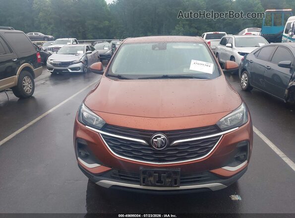 KL4MMBS22LB101463 2020 BUICK ENCORE Orange Вид щитка приладів