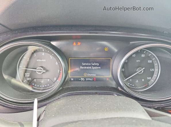 KL4MMBS23PB100988 2023 BUICK ENCORE White Вид щитка приладів
