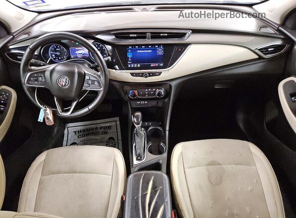 KL4MMBS25MB072087 2021 BUICK ENCORE Белый Вид панели приборов