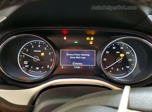 KL4MMBS26MB082367 2021 BUICK ENCORE Black Instrument cluster view