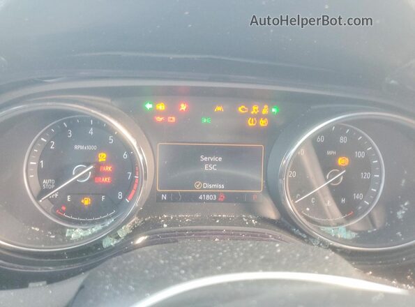 KL4MMBS27LB086362 2020 BUICK ENCORE Gray Вид щитка приладів