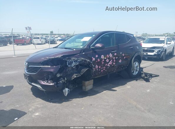 KL4MMBS27MB071944 2021 BUICK ENCORE Maroon Передня ліва чверть