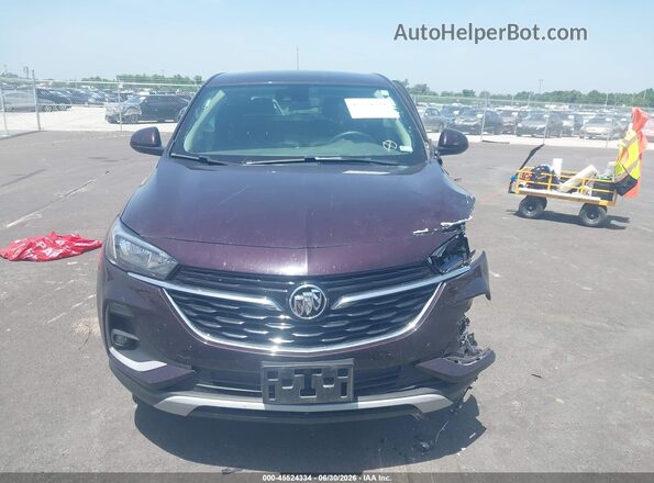 KL4MMBS27MB071944 2021 BUICK ENCORE Maroon Вид щитка приладів