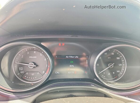 KL4MMBS28NB113555 2022 BUICK ENCORE Черный Вид щитка приборов