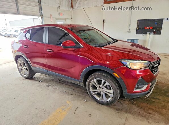 KL4MMCSL3MB143821 2021 BUICK ENCORE Burgundy წინა მარჯვენა