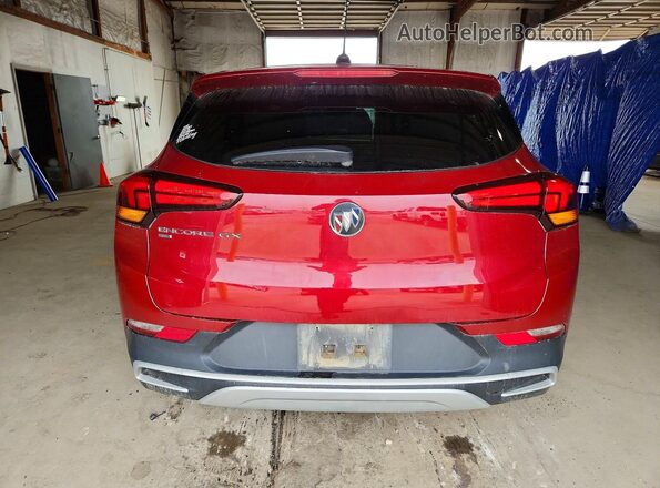 KL4MMCSL3MB143821 2021 BUICK ENCORE Burgundy უკანა ხედი