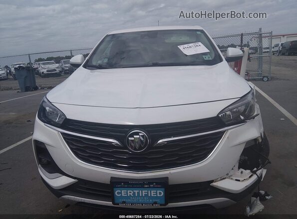 KL4MMCSL3NB108794 2022 BUICK ENCORE White Widok zestawu wskaźników