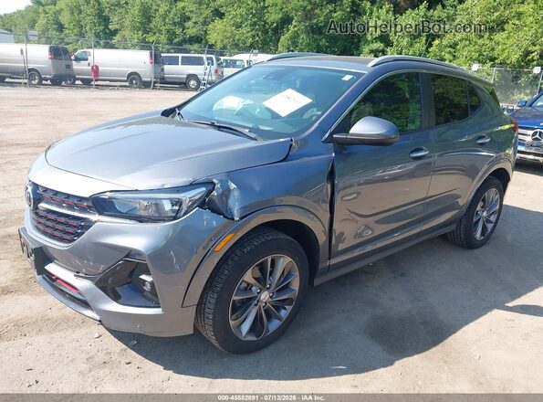 KL4MMCSL5MB175329 2021 BUICK ENCORE Серый Передняя левая четверть
