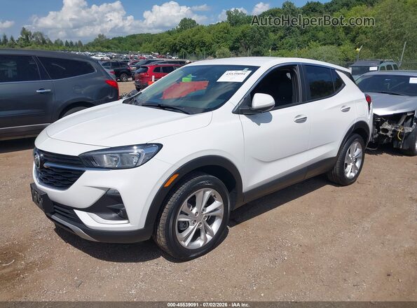 KL4MMCSL6NB125489 2022 BUICK ENCORE White Vista tres cuartos delantera izquierda