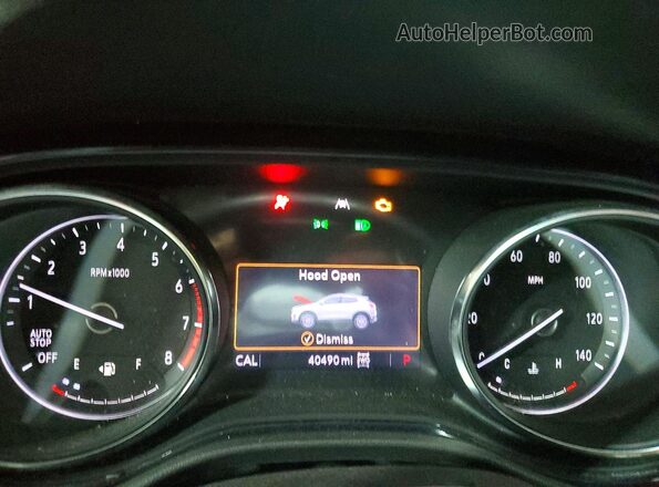 KL4MMCSL6PB047847 2023 BUICK ENCORE Silver Instrument cluster view