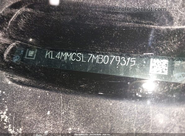 KL4MMCSL7MB079315 2021 BUICK ENCORE Black Widok komory silnika