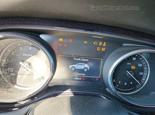 KL4MMCSL9NB055048 2022 BUICK ENCORE Charcoal Widok zestawu wskaźników