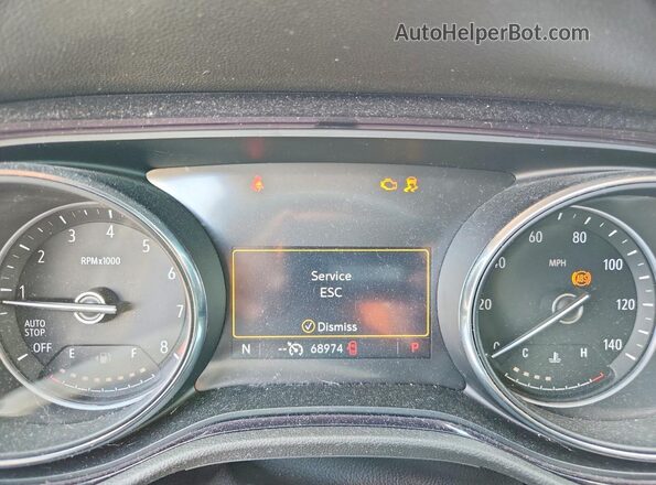 KL4MMDS20MB069514 2021 BUICK ENCORE Red Vista del cuadro de instrumentos
