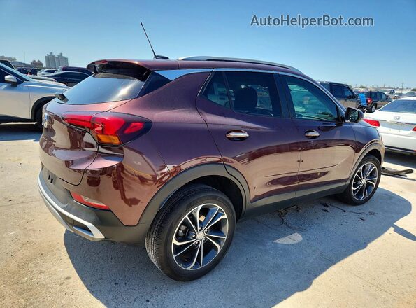 KL4MMDS21NB135036 2022 BUICK ENCORE Maroon უკანა მარჯვენა