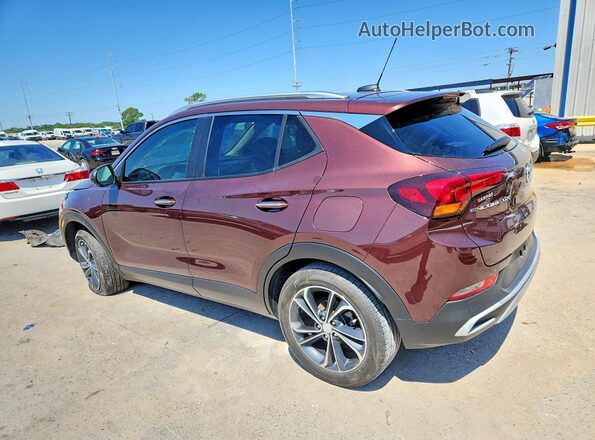 KL4MMDS21NB135036 2022 BUICK ENCORE Maroon უკანა მარცხენა