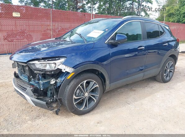 KL4MMDS22PB053819 2023 BUICK ENCORE Синий Передняя левая четверть