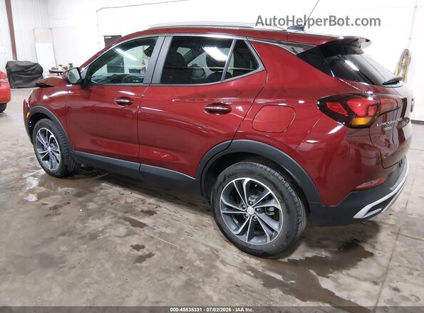 KL4MMDS22PB104803 2023 BUICK ENCORE Maroon Trasero izquierdo