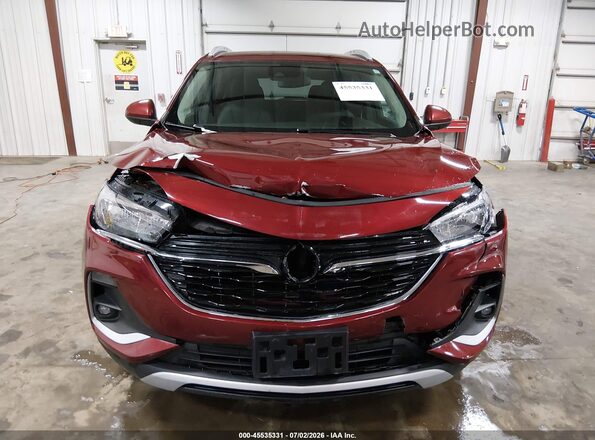 KL4MMDS22PB104803 2023 BUICK ENCORE Maroon Vista del cuadro de instrumentos