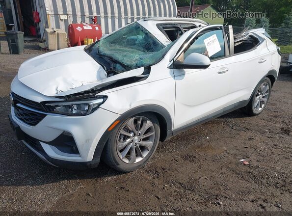 KL4MMDS23MB085562 2021 BUICK ENCORE White წინა მარცხენა ხედი სამი მეოთხედიდან