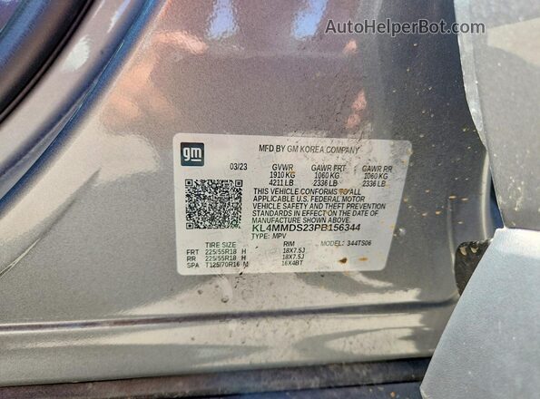 KL4MMDS23PB156344 2023 BUICK ENCORE Gray Widok komory silnika