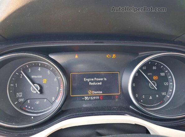 KL4MMDS26LB134218 2020 BUICK ENCORE White Вид щитка приладів