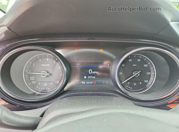 KL4MMDS28NB139892 2022 BUICK ENCORE Black Vista del cuadro de instrumentos