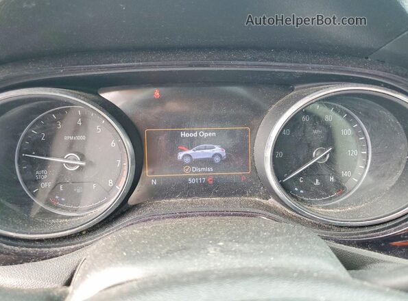 KL4MMDS2XLB128518 2020 BUICK ENCORE Black ხელსაწყოთა პანელის ხედი