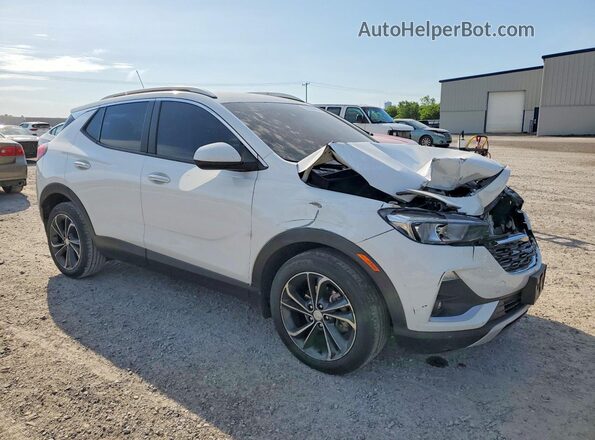 KL4MMDS2XMB173766 2021 BUICK ENCORE Белый Передняя правая четверть