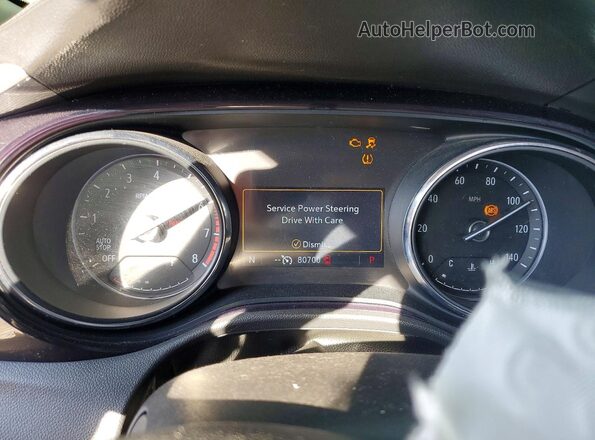 KL4MMDS2XMB173766 2021 BUICK ENCORE Белый Вид щитка приборов