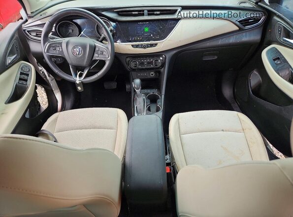KL4MMDSL0NB019996 2022 BUICK ENCORE Белый Вид панели приборов